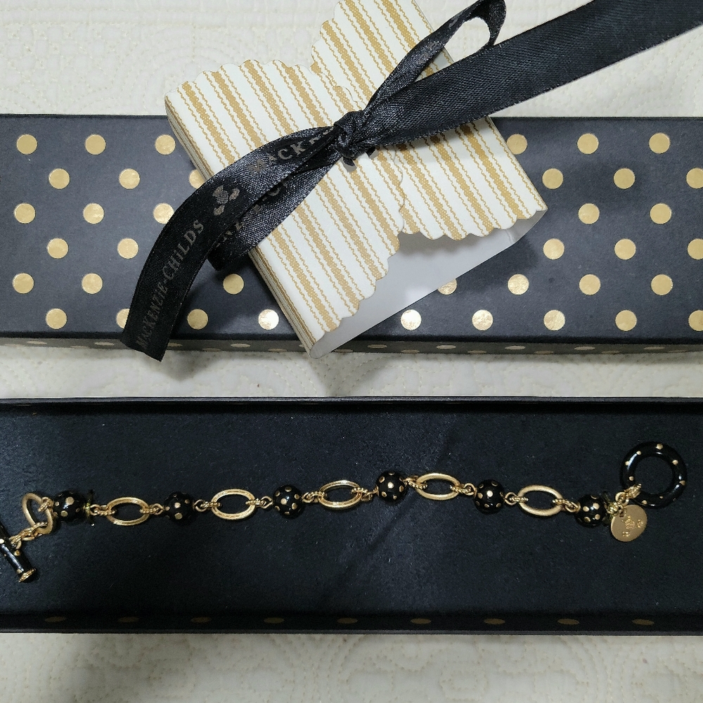 Mackenzie-Childs  retired charm bracelet